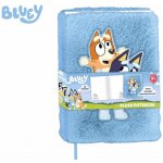Mikro trading Bluey Zápisník plyšový 22 x 16 cm modrá – Hledejceny.cz