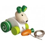 Detoa zajíček tahací s mrkví dřevo – Zboží Mobilmania