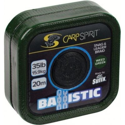 Carp Spirit šňůra Ballistic Braided Leader Camo Green 20m 25lb – Hledejceny.cz