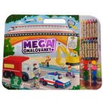 Jiri Models Mega omalovánkový set Doprava s voskovkami a barvičkami – Hledejceny.cz