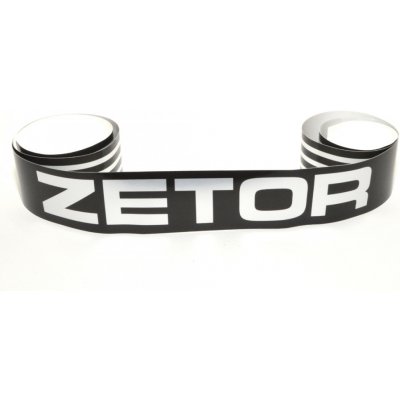 Nápis zadní Zetor - černo-stříbrný | Zboží Auto