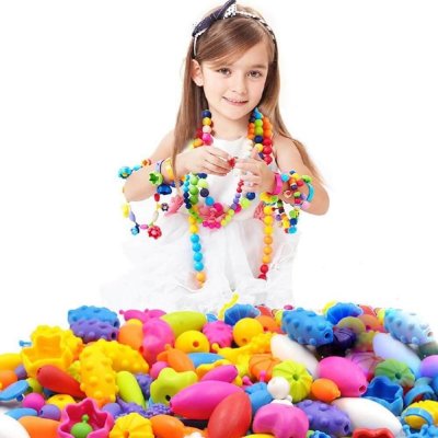 Dětské barevné korálky - malé balení – Zboží Mobilmania