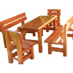 Botodrew dřevěný zahradní nábytek vencl set 1+2+2 Slawek 2 tik – Hledejceny.cz