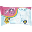 Linteo Baby Soft and Cream vlhčené ubrousky 72 ks