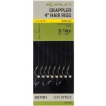 Korum Hotové Návazce Grappler Hair Rigs Barbless 10 cm Velikost 8 0,30 mm 14 lb 8 ks – Zboží Dáma