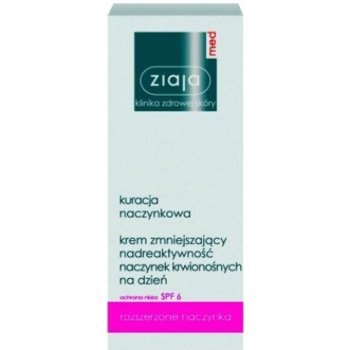 Ziaja Med Capillary Care lehký hydratační krém pro citlivou pleť se sklonem ke zčervenání SPF 6 50 ml