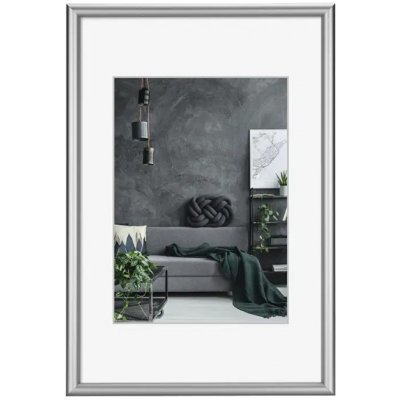 Hama rámeček hliníkový DETROIT, stříbrný, plexisklo, 60 x 80 cm – Zboží Dáma