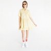 Dámské šaty Tommy Jeans Poplin Tiered Ss Shirt Dress Yellow