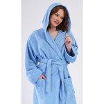 Vienetta Secret dámský župan s kapucí Modrásek – Zboží Dáma