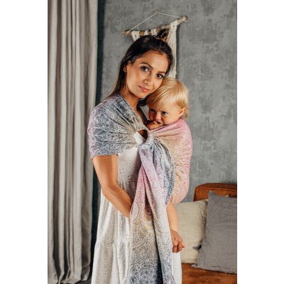 LennyLamb Ring Sling, Jacquard Weave WILD WINE VINEYARD – Zboží Mobilmania
