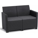 Keter Claire Sofa 113 x 65 x 74cm grafit – Zboží Mobilmania