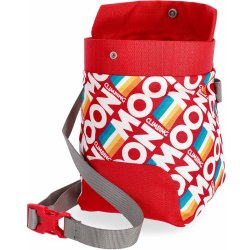 Moon Climbing Trad Chalk Bag retro stripe true red