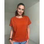 Kojicí tričko se zipem Kira oversized skořicové – Hledejceny.cz