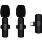 2v1 Type-C Lavalier Wireless Microphone (vč. Aku) – Zboží Živě