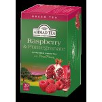 Ahmad Tea Zelený čaj s malinou a granátovým jablkem 20 x 2 g – Sleviste.cz