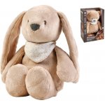 Nattou usínaček plyšový hudební se světýlkem a senzorem pláče 4v1 Sleepy Bunny Pale Brown – Zboží Dáma