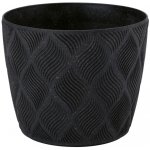 KVĚTINÁČ FLOW PETIT ECO WOOD 230MM HLUBOKÝ ČERNÝ*1894 – Hledejceny.cz