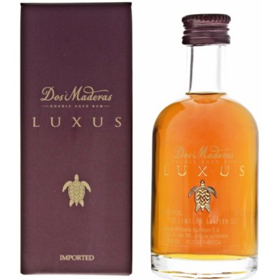 Dos Maderas Luxus Ron Anejo Doble Crianza 40% 0,05 l (karton) – Hledejceny.cz