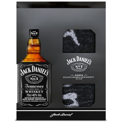 Jack Daniel's 40% 0,7 l (dárkové balení ručník) – Hledejceny.cz