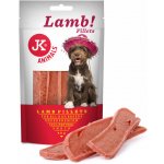 JK ANIMALS Meat Snack Lamb fillets, 91% sušené jehněčí maso 80 g – Sleviste.cz