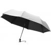 Deštník Alex deštník skládací s automatickým otvíráním stříbrno černý