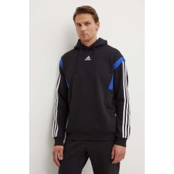 adidas černá s kapucí vzorovaná JJ1537