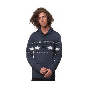 Horsefeathers Hey Dude Sweater blue melange