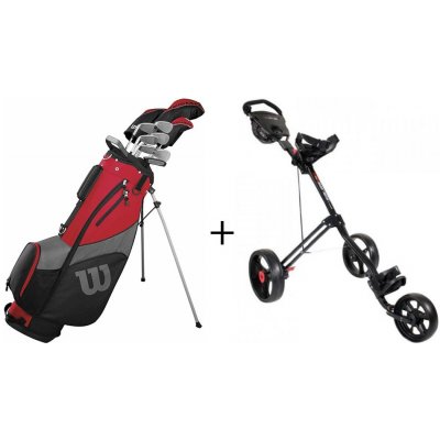 WILSON ProStaff SGI pánský golfový set + vozík MASTERS 5 Series 3 Wheel – Hledejceny.cz