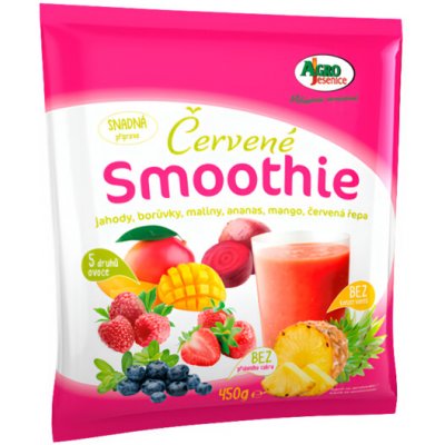 Agro Smoothie červený mix mražený 450 g – Zboží Dáma