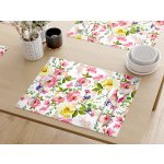 Goldea prostírání bavlna plátno rozkvetlá zahrada 2ks 30x40cm – Sleviste.cz