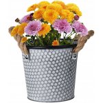 H&L Kovový obal Embos na květináč 22x22x26cm, velký FZ3000630 – Hledejceny.cz