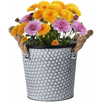H&L Kovový obal Embos na květináč 22x22x26cm, velký FZ3000630 – Hledejceny.cz
