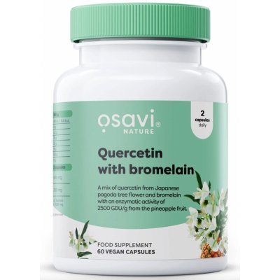 Osavi Quercetin with Bromelain 60 rostlinných kapslí – Hledejceny.cz