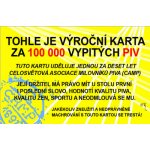 Průkaz Tohle je výroční karta za 100 000 – Hledejceny.cz