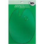 Plastová malířská paleta - průhledná 30x40 cm – Zboží Dáma