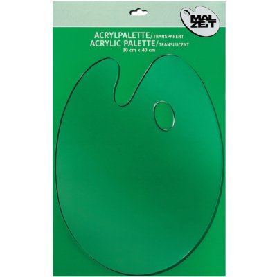 Plastová malířská paleta - průhledná 30x40 cm – Zboží Dáma
