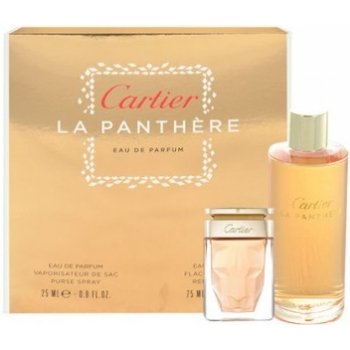 Cartier La Panthere EDP 25 ml + EDP 75 ml náplň dárková sada