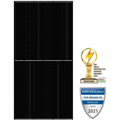 Solarmi solární panel Amerisolar Mono 575 Wp černý 144 článků N-Type TOPCon AS-7M144N-BHC-575 – Zbozi.Blesk.cz