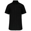 Pánská Košile Pánská popelínová košile Popeline černá