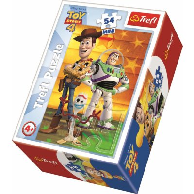 Woody Trefl Toy Story 4: a Buzz 54 dílků – Zboží Mobilmania