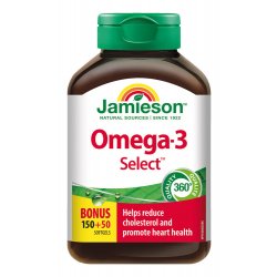 Jamieson Omega-3 Select 1000 mg 150+50 kapslí