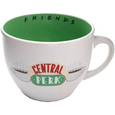 CurePink Keramický cappuccino hrnek Friends Přátelé Central Perk SCMG24105 650 ml – Sleviste.cz