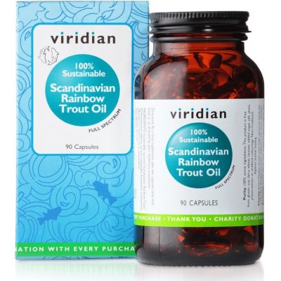 Viridian nutrition Scandinavian Rainbow Trout Oil 90 kapslí