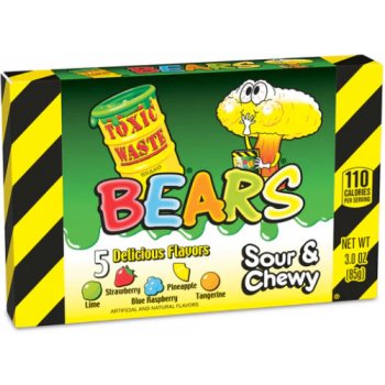 Toxic Waste Sour Gummy Bears 85 g