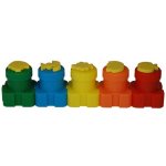 Barvy prstové 5ks s razítky Colorino – Zbozi.Blesk.cz