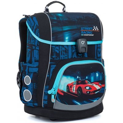 Topgal Lehká aktovka Street racing AIRA 26012 modrá – Zboží Dáma