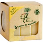 LE PETIT OLIVIER Glycerin Marseille Soaps 3× 100 g