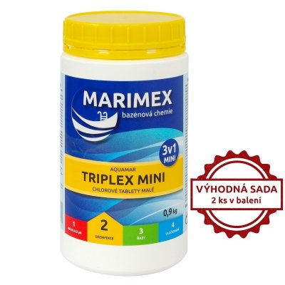 MARIMEX 19900034 AquaMar Chlor Triplex Mini 2x900g – Zboží Mobilmania