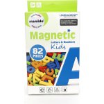 Mamido Barevná magnetická písmena a čísla 82 dílů, velikost 3,8 cm MT1527 – Hledejceny.cz