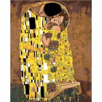 Diamondi Diamantové malování POLIBEK Gustav Klimt 40 x 50 cm bez rámu a bez vypnutí plátna – Sleviste.cz